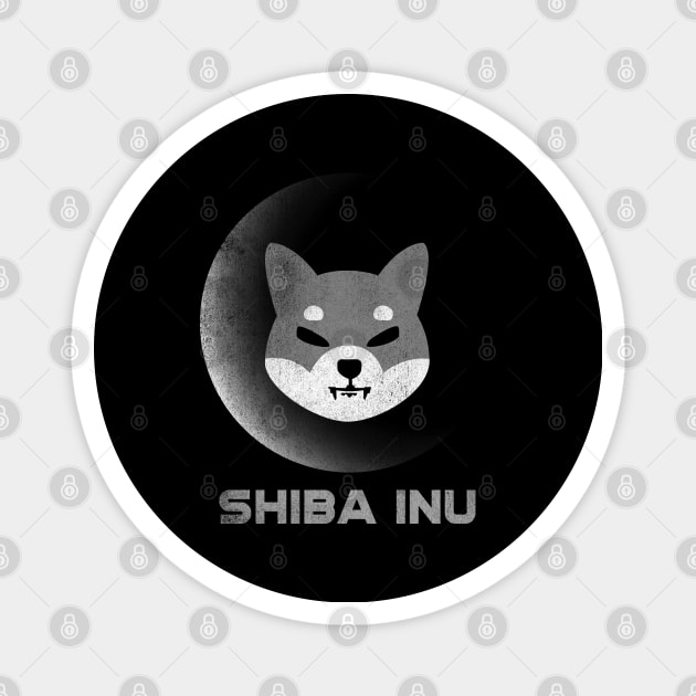 Vintage Shiba Inu Coin To The Moon Shib Army Crypto Token Cryptocurrency Blockchain Wallet Birthday Gift For Men Women Kids Magnet by Thingking About